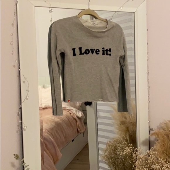 Wild fox Kids Sweatshirt Grey Like New Size 10 - Picture 2 of 4